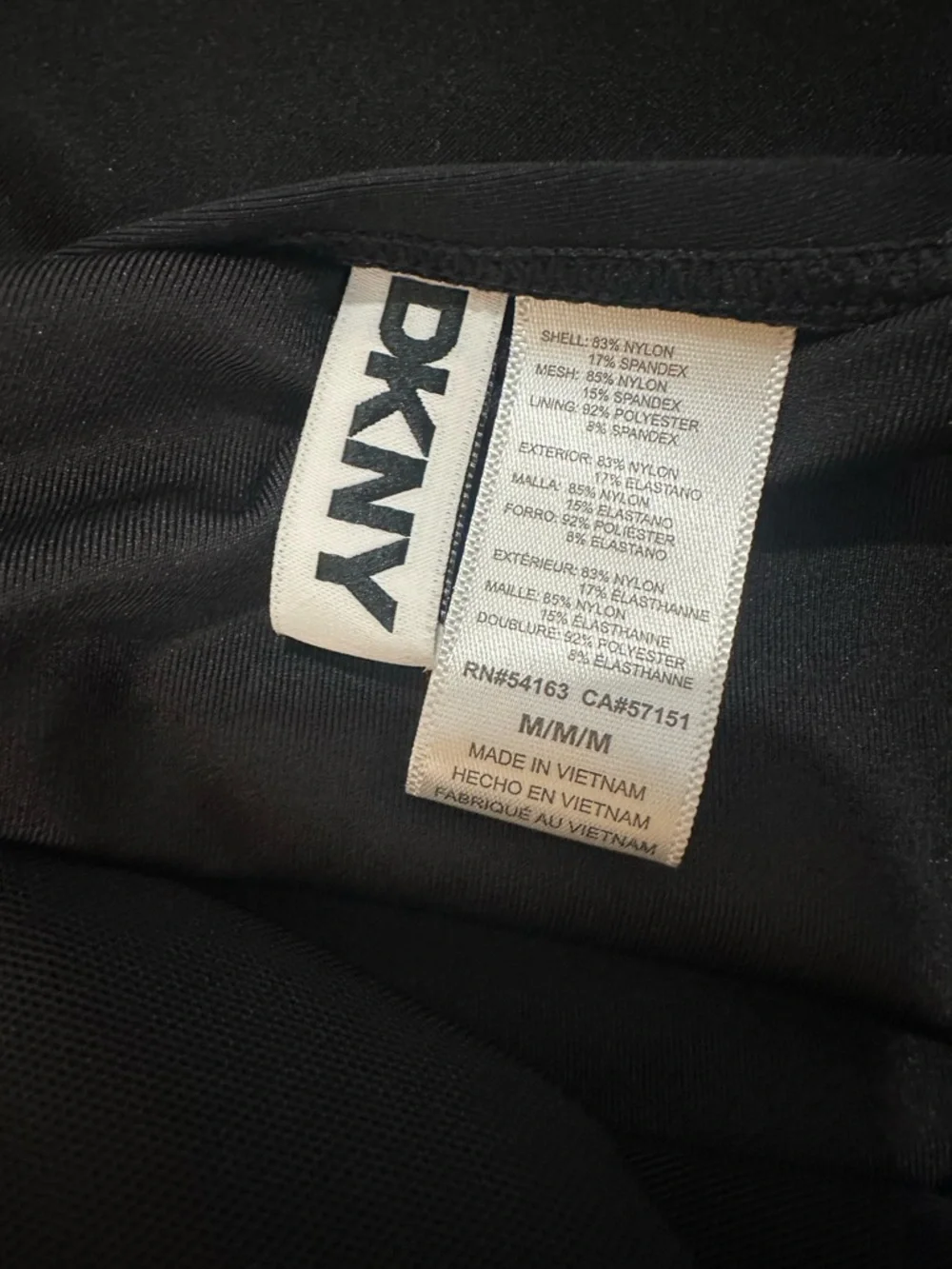 Dkny Black One-Piece Swimsuit with Front Accent - Picture 6 of 8